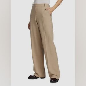 NWOT Lafayette 148 New York Cream Wool Trousers